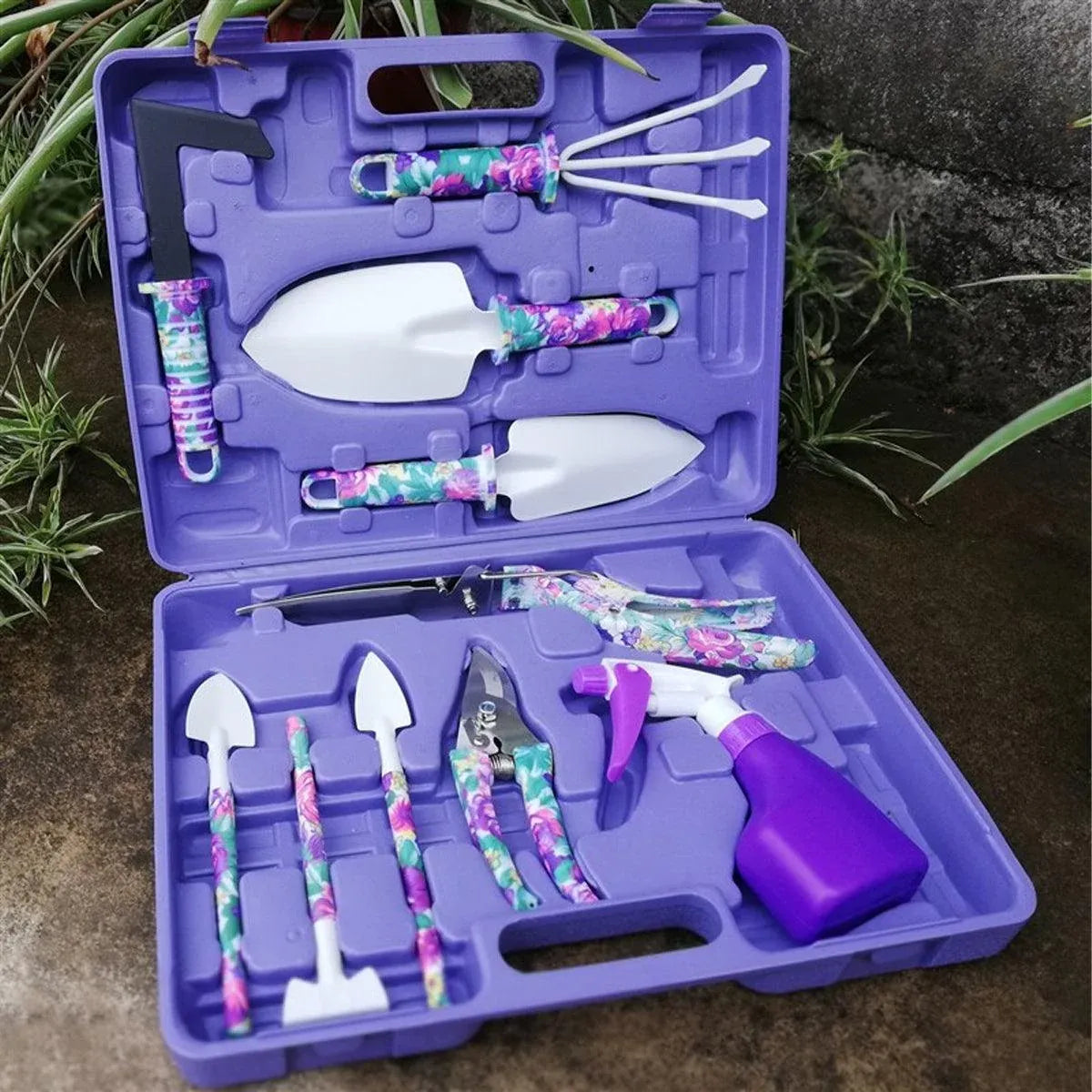 5/10PCS Garden Tools Planting Weeding Watering Flower Bonsai Shovel Hand Tools - 5pcs