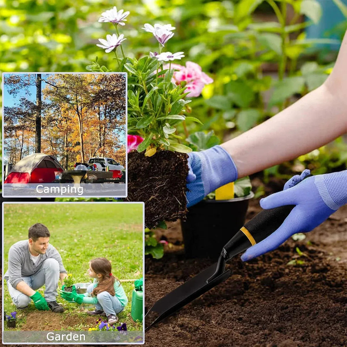 Garden Shovel Gardening Tool for Garden Flower Planting Durable Rust Resistant