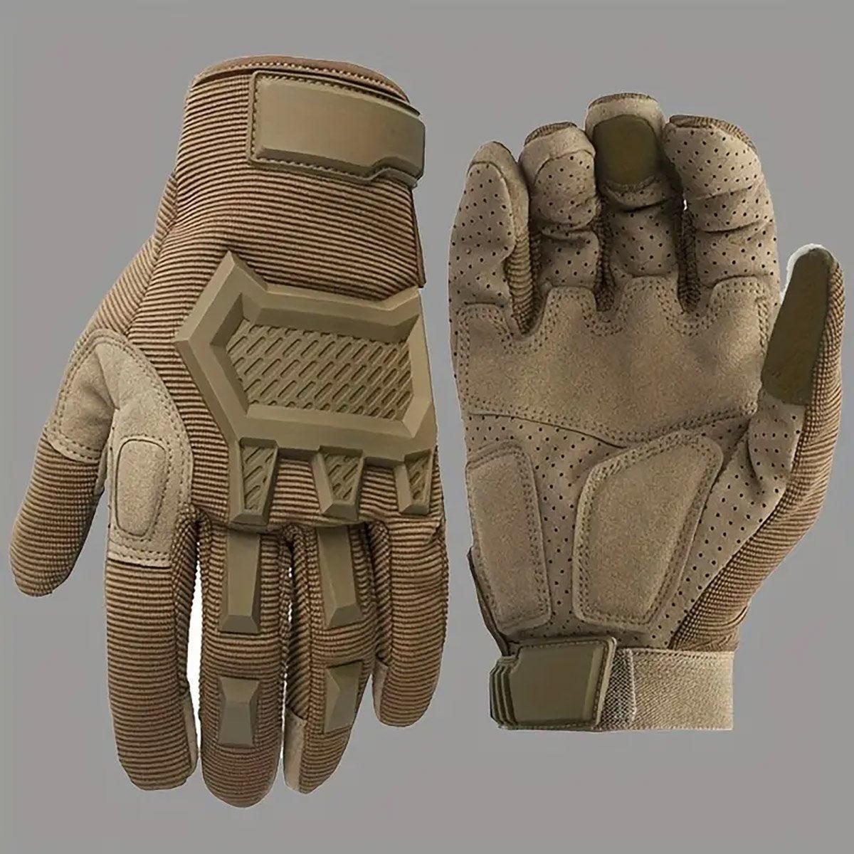 Tactical Full Finger Motorcycle Training Touchscreen Outdoor Sports Gloves - Black-XL