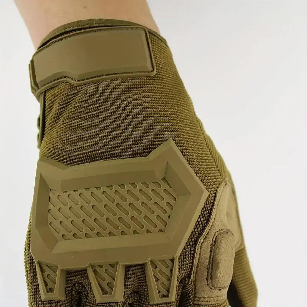 Tactical Full Finger Motorcycle Training Touchscreen Outdoor Sports Gloves - Black-XL