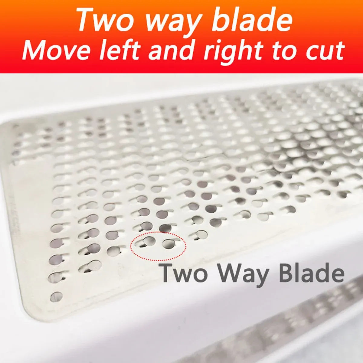 Double Sided Cheese Grater Potato Grinder Kitchen Tool Butter Vegetable Cutter
