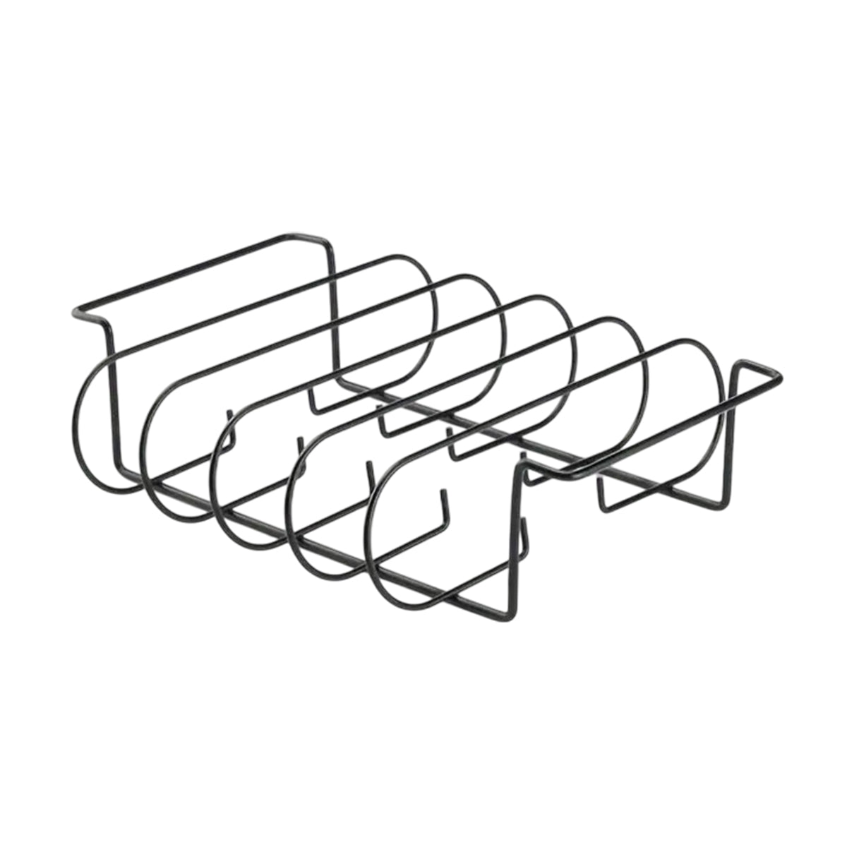 Barbecue Grill Net Outdoor BBQ Rack Cooking Basket Baking Tool Picnic Camping - Black