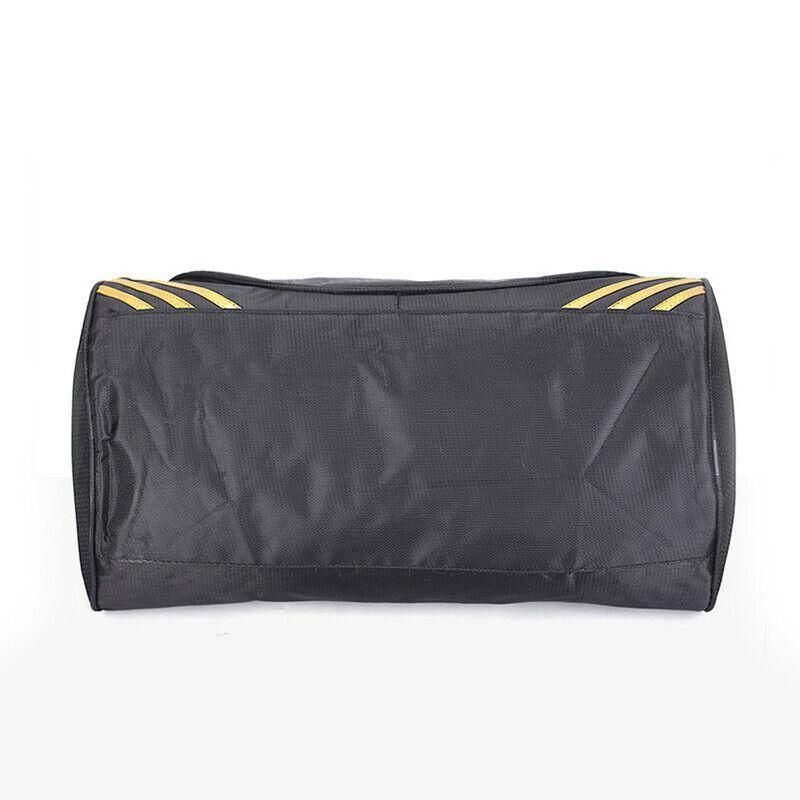 Gym Duffle Bag Waterproof Taekwondo Travel Duffel Bag Outdoor Large Size Black - Black+Siver