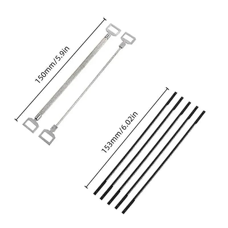 12PCS Mini Hand Saw Multifunction Tool Set for Wood Tile and Plastic Cutting