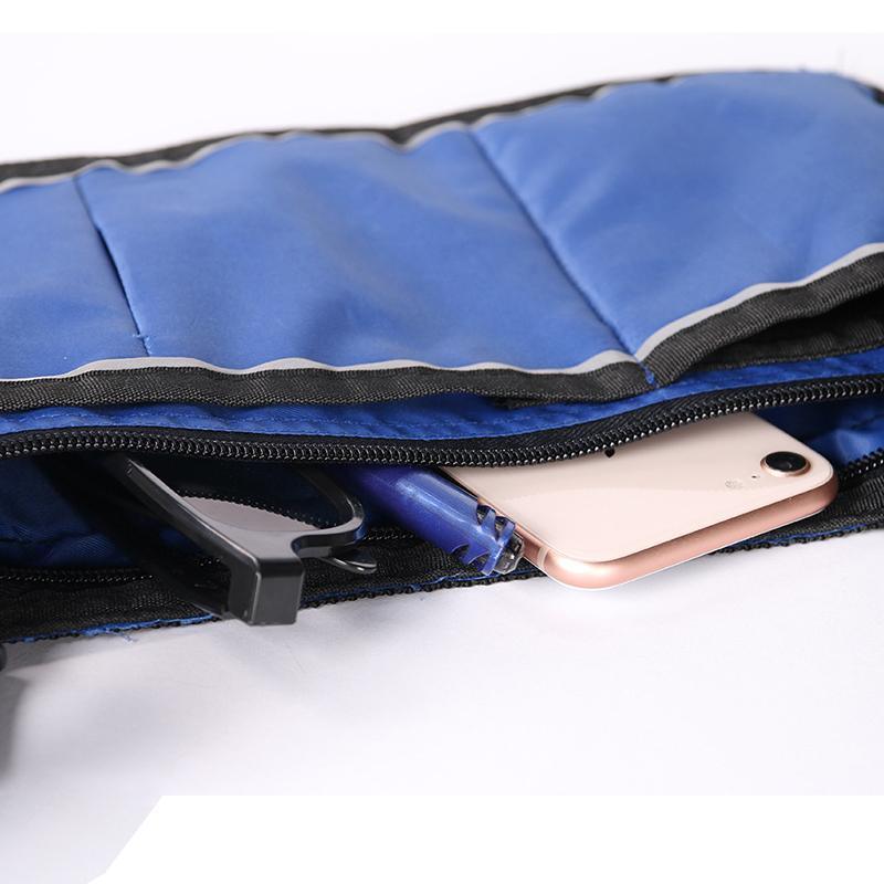 Waterproof Organizer Side Bag for Wheelchairs and Walkers - Black
