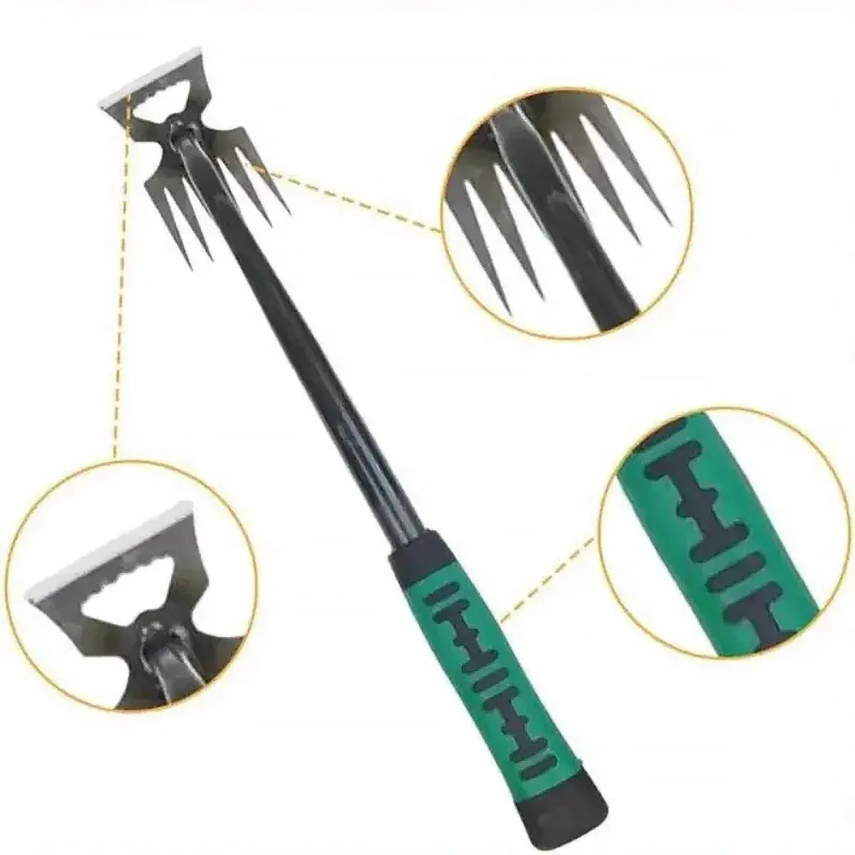 Garden Weeding Digging Tool Farm Household Hoe Durable Handheld Weeder Artifact - 11 teeth