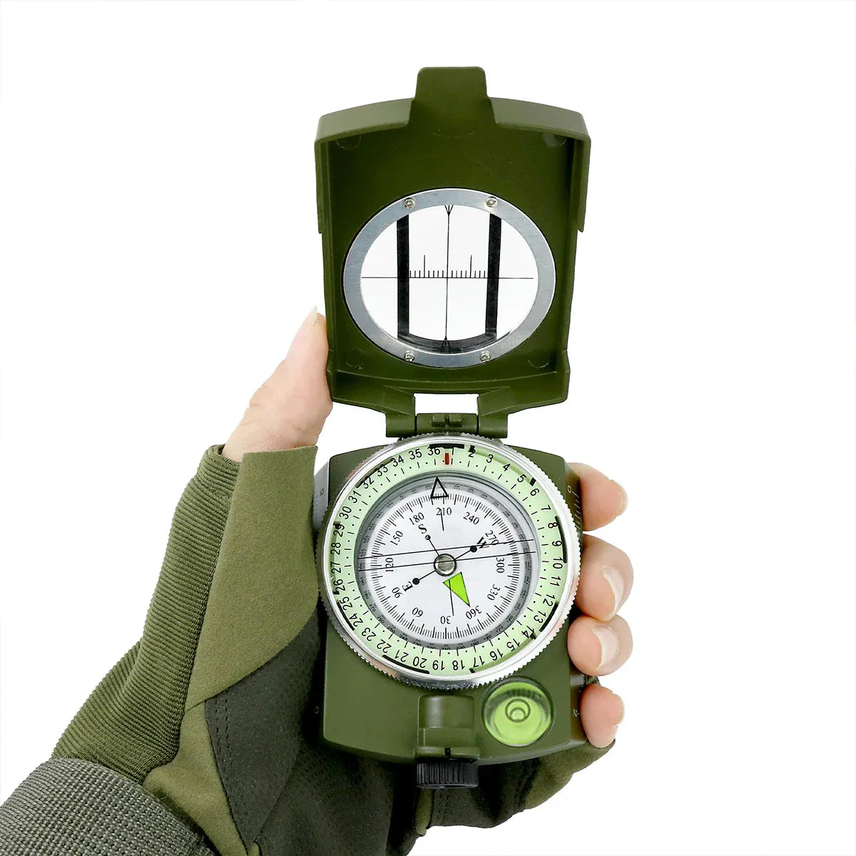 Multi-Function High Precision Compass Durable Luminous for Outdoor Hiking Camping