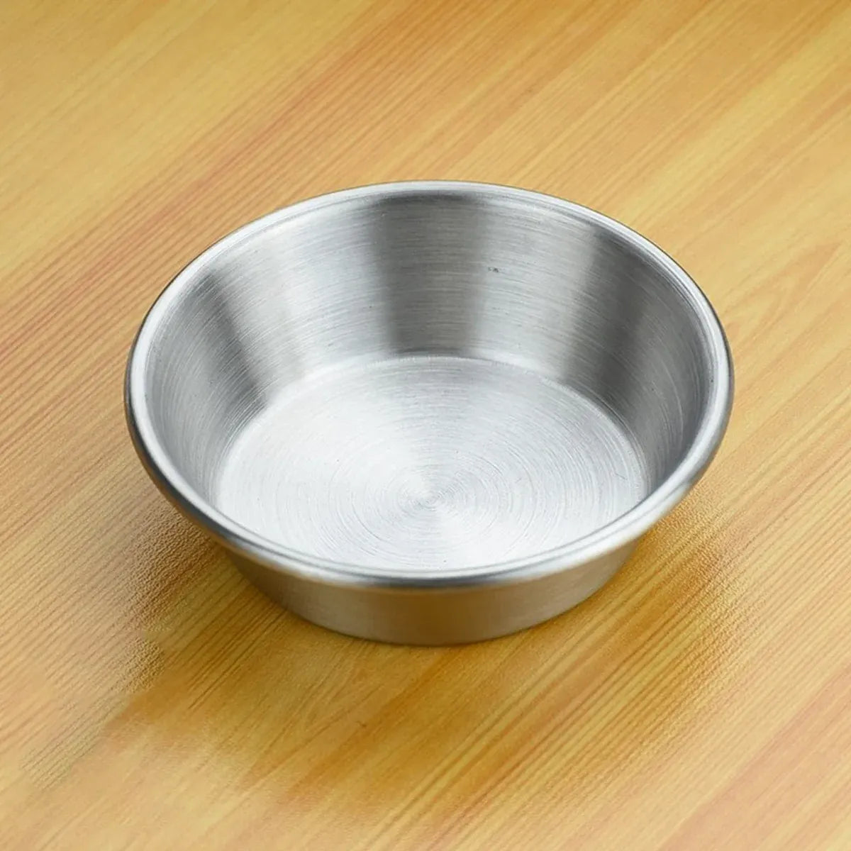 16PCS Stainless Steel Dip Dishes 10cm Small Bowls Condiment for Sushi Party