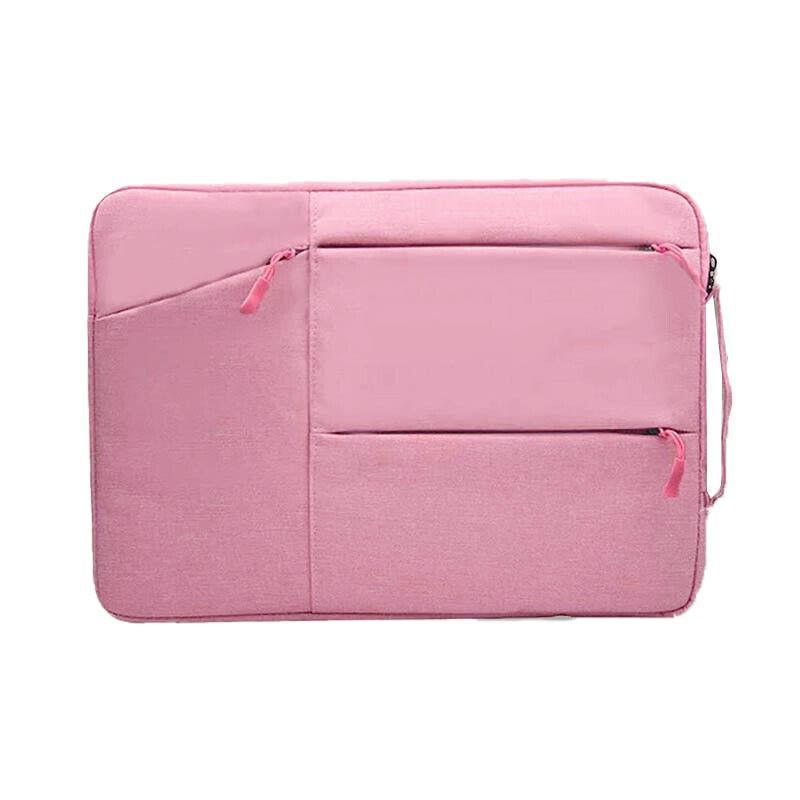 Laptop Sleeve Travel Bag Carry Case For MacBook Air Pro For 12.9”-13.3” - Rose Red