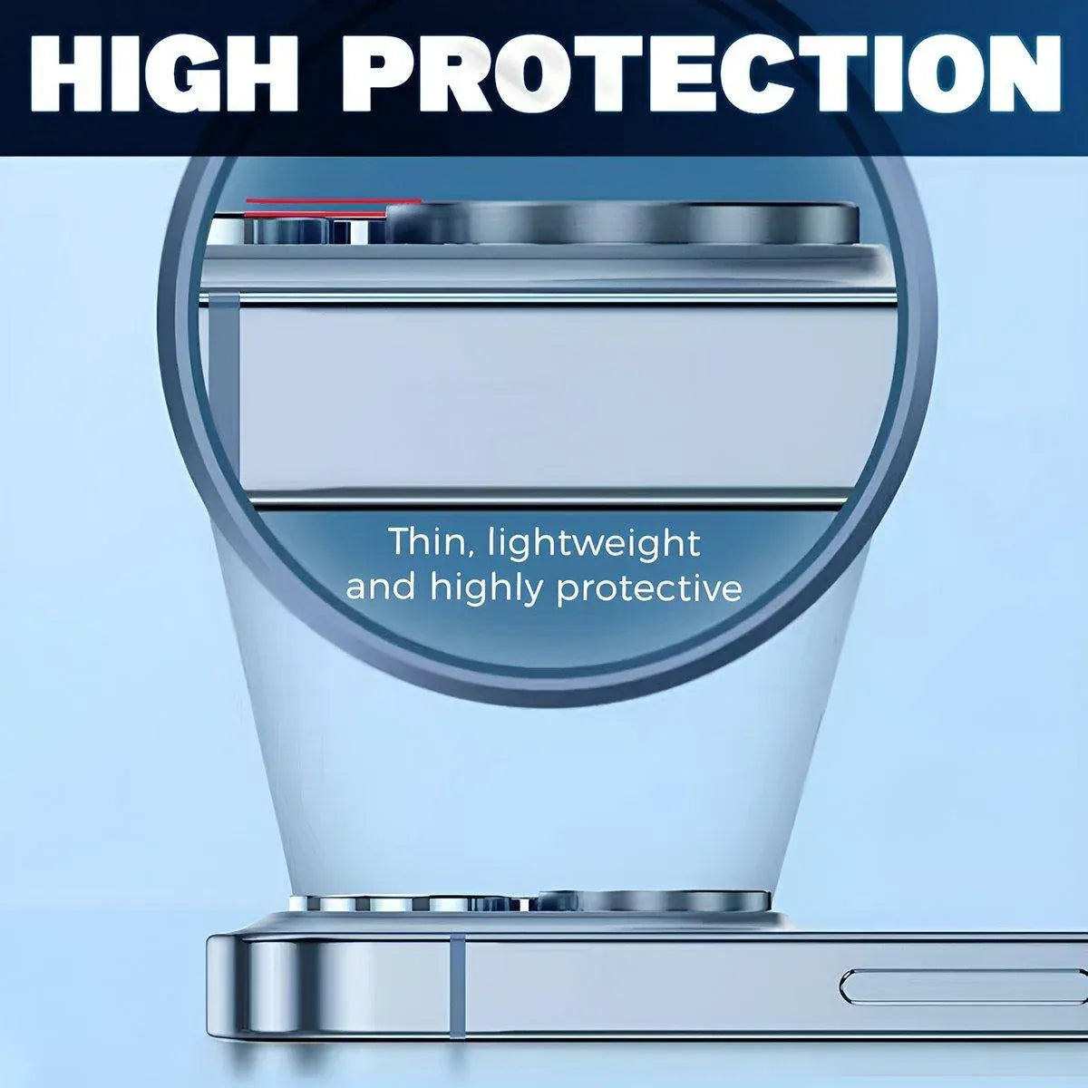For Apple iPhone 15/15 Plus Camera Lens Protector Glass Screen Metal Ring - Light Blue