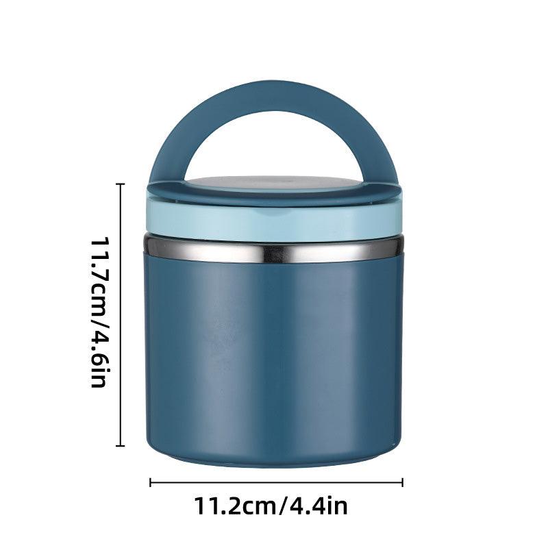 Stainless Steel Insulated Lunch Box Bento Box Thermal Food Container Breakfast - Pink