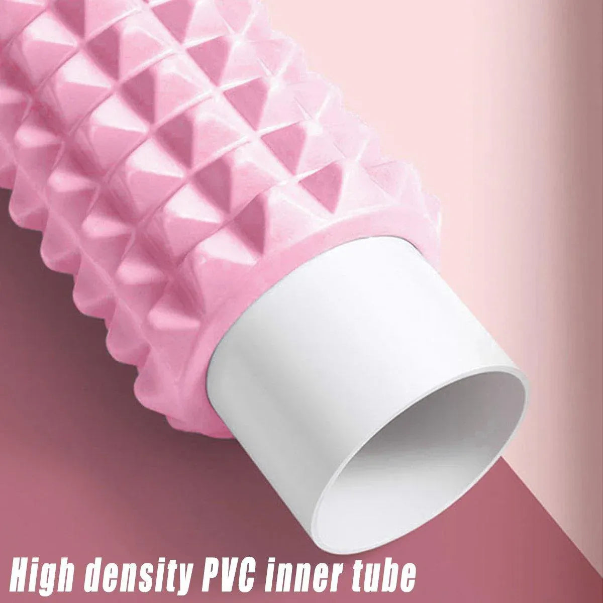 High Density EVA Foam Roller Yoga Massage Stick for Fitness - Crescent Style Purple-33cm