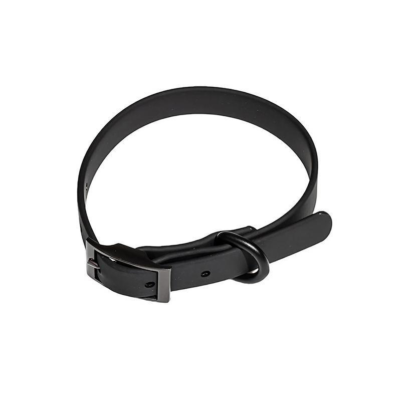 PVC Dog Collar Working Dog Kennels Waterproof Soft Adjustable for Pets M Size - Apricot