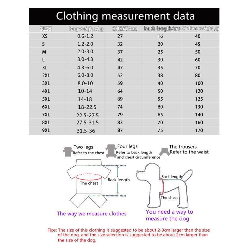 Pet Dog Clothes Hoodie Warm Winter Jumper Puppy Cat Clothing Coat Jacket Shirt - 5XL
