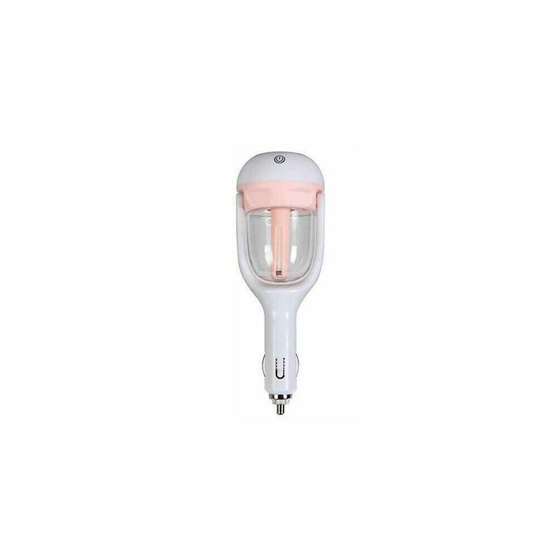 Mini Car Air Humidifier Essential Oil Diffuser Ultrasonic Aroma Mist Purifier - Green