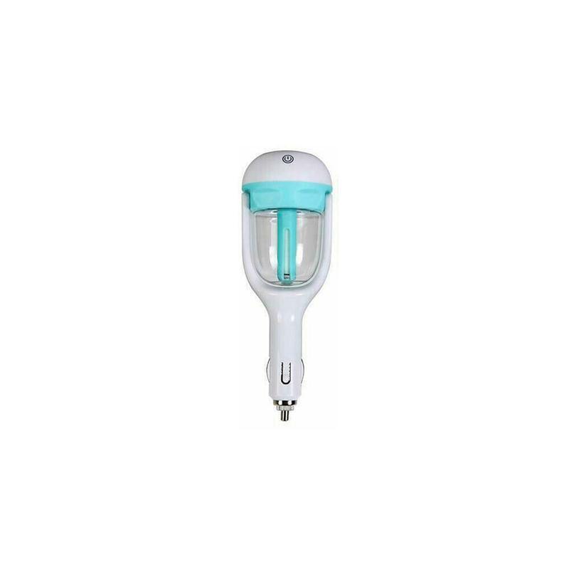 Mini Car Air Humidifier Essential Oil Diffuser Ultrasonic Aroma Mist Purifier - Pink
