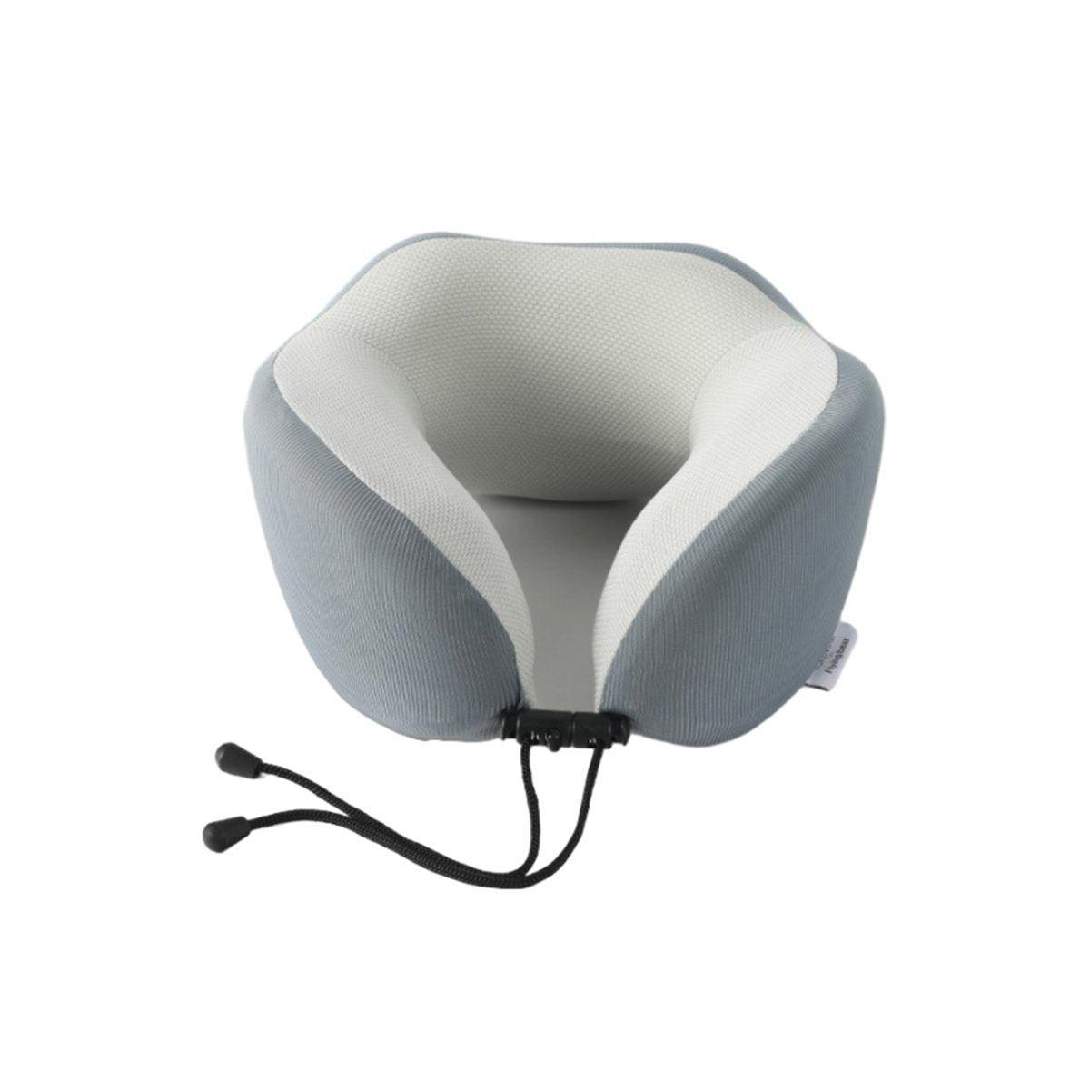 Memory Foam U Shaped Neck Pillow Travel Portable Office Nap Support Pillow - Grey