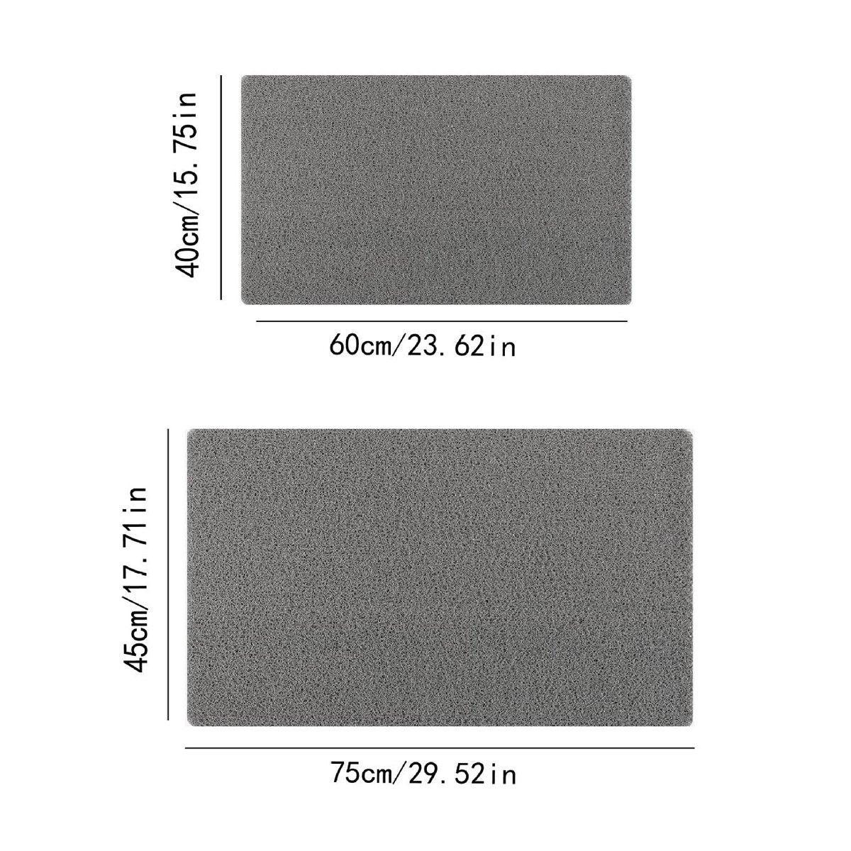 Anti Slip Bathroom Mat Non Slip Shower Floor Mat Quick Dry Soft Comfortable Rug - Beige-45x75cm