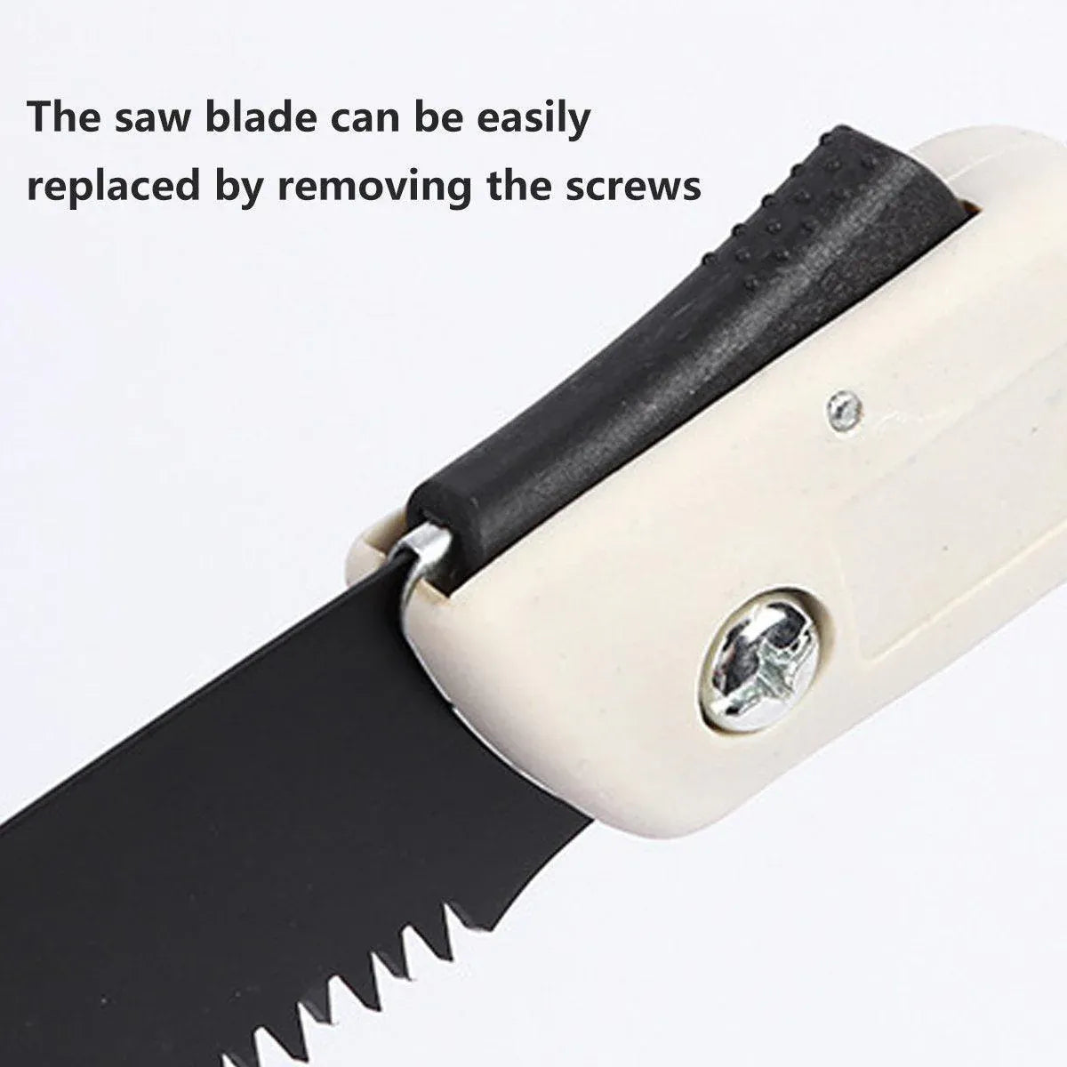 Folding Outdoor Hand Saw Portable Quick Cutting Pruning Garden Tree Logging Tool - 350mm