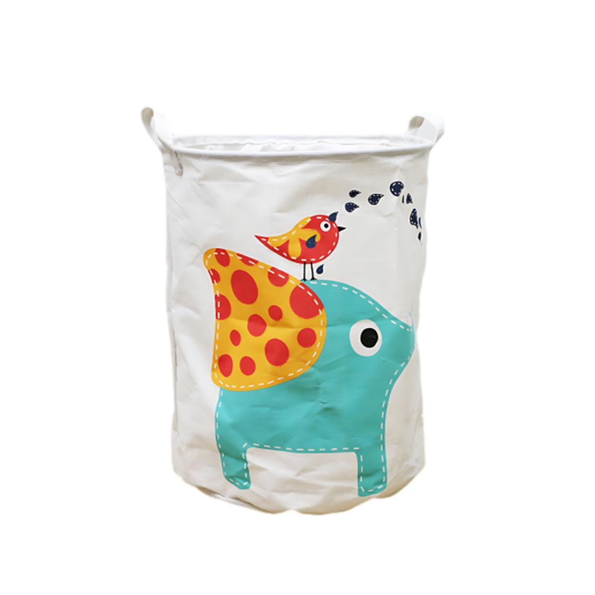 Collapsible Laundry Hamper Basket Storage Clothes Bag Washing Bin Toy Organiser - 06