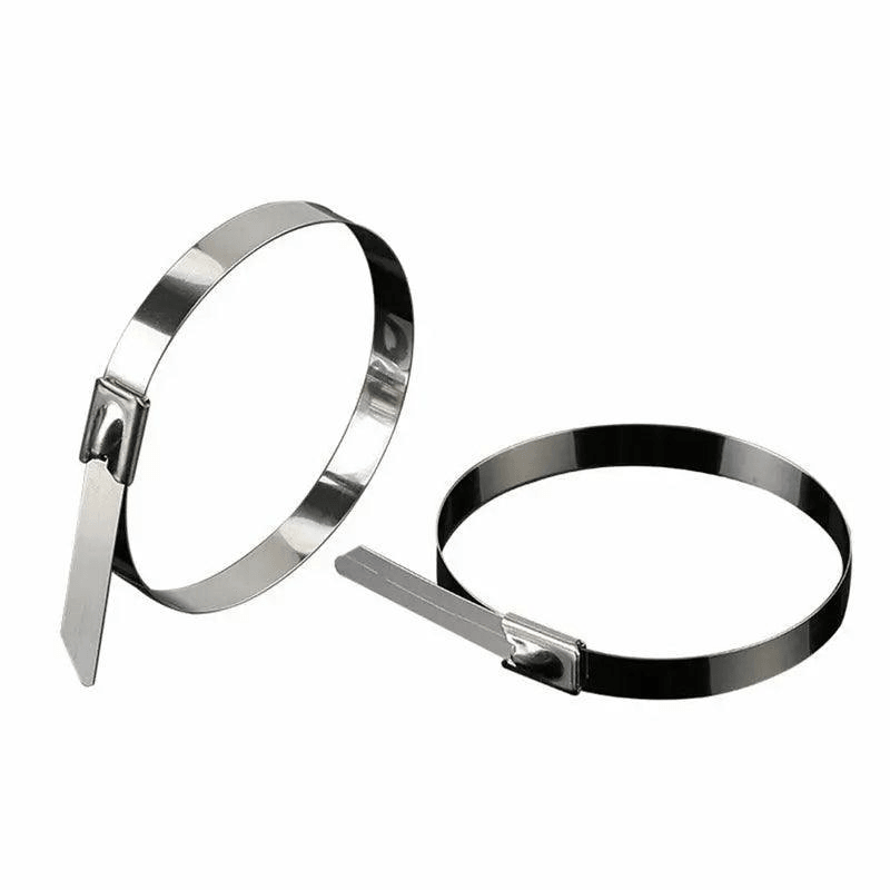 20X Stainless Steel Cable Ties S304 Marine Grade Zip Strap Locking Wrap 100-800Mm - 7.9*800mm