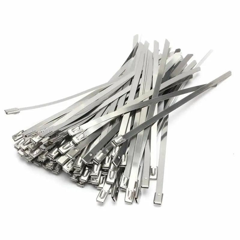20X Stainless Steel Cable Ties S304 Marine Grade Zip Strap Locking Wrap 100-800Mm - 7.9*800mm