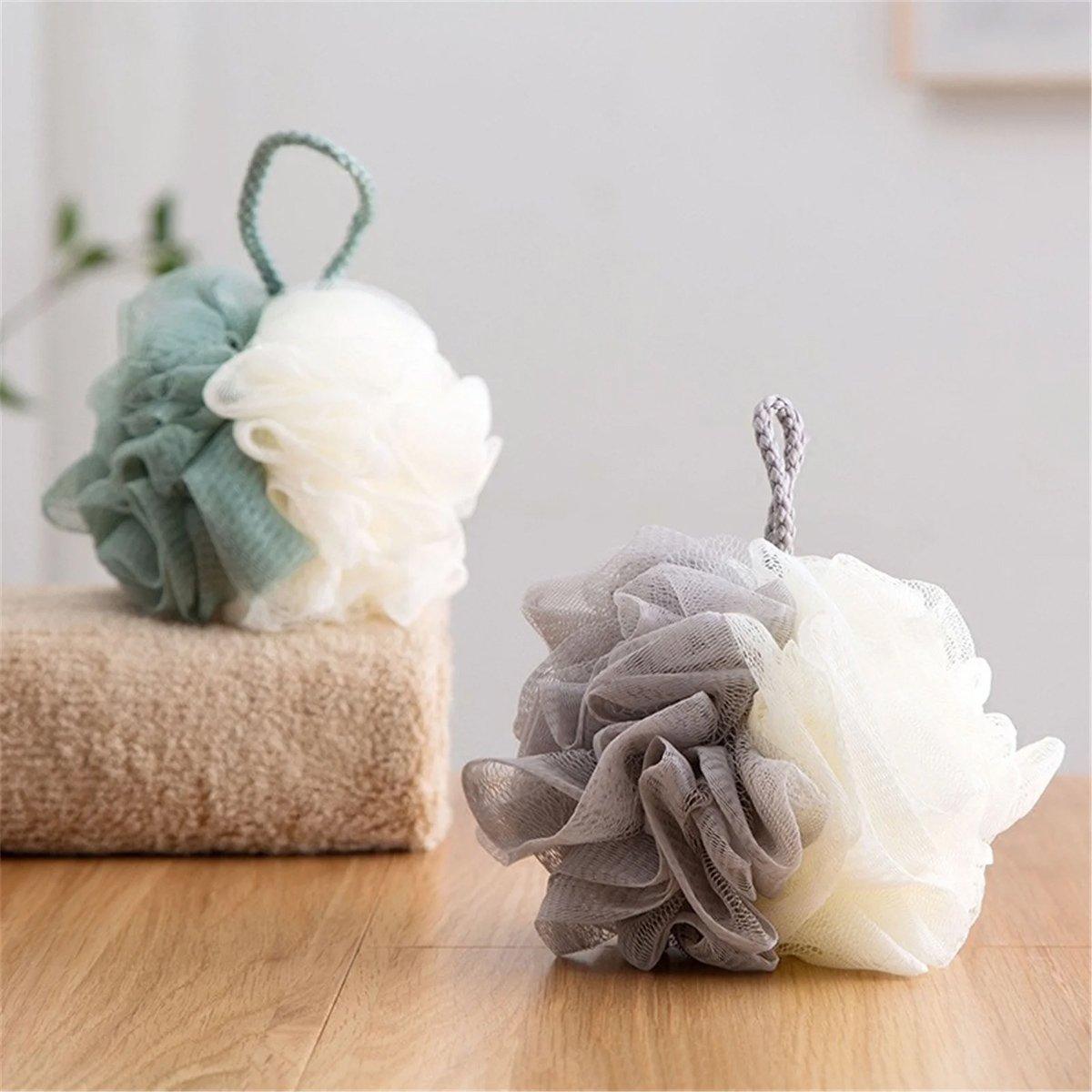 Bath Ball Mermaid Loofah Sponge Bath Puff Soft Ball Body Exfoliate Wash Shower - Green