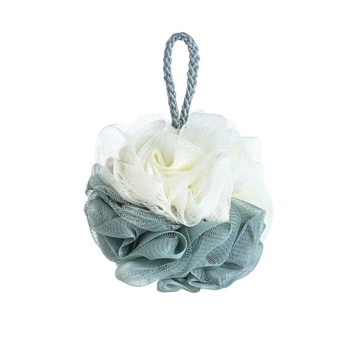 Bath Ball Mermaid Loofah Sponge Bath Puff Soft Ball Body Exfoliate Wash Shower - Green