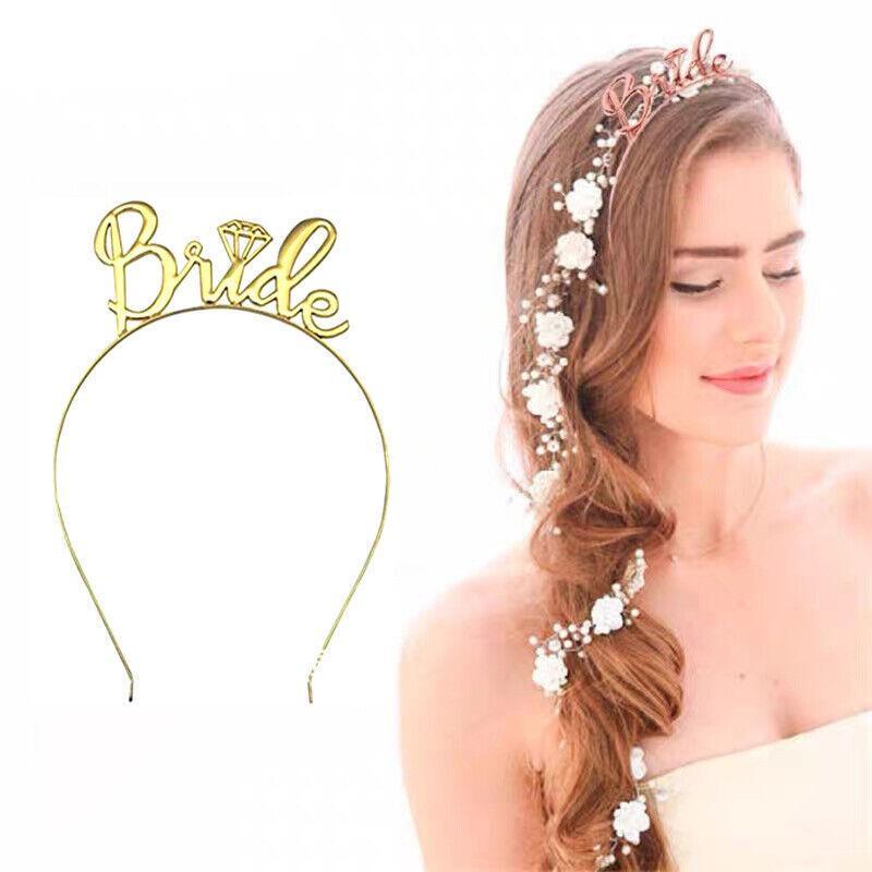 Bride To Be Hen Veil Sash Tiara Hens Night Bridal Shower Kitchen Tea Accessories - Package 4