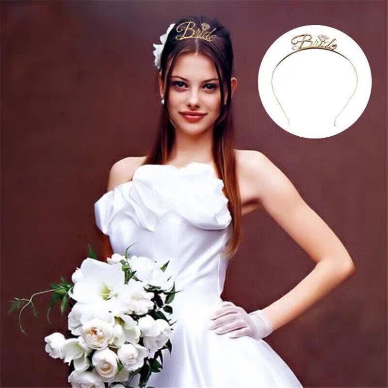 Bride To Be Hen Veil Sash Tiara Hens Night Bridal Shower Kitchen Tea Accessories - Package 4