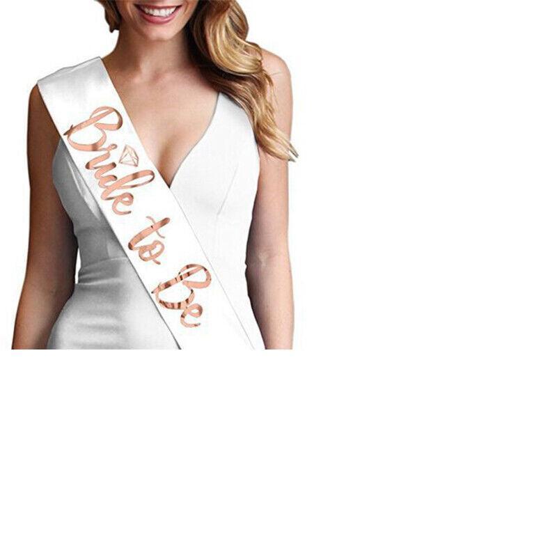Bride To Be Hen Veil Sash Tiara Hens Night Bridal Shower Kitchen Tea Accessories - Package 4