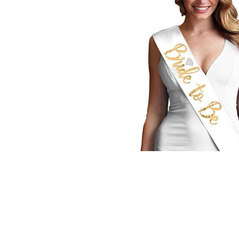 Bride To Be Hen Veil Sash Tiara Hens Night Bridal Shower Kitchen Tea Accessories - Package 4