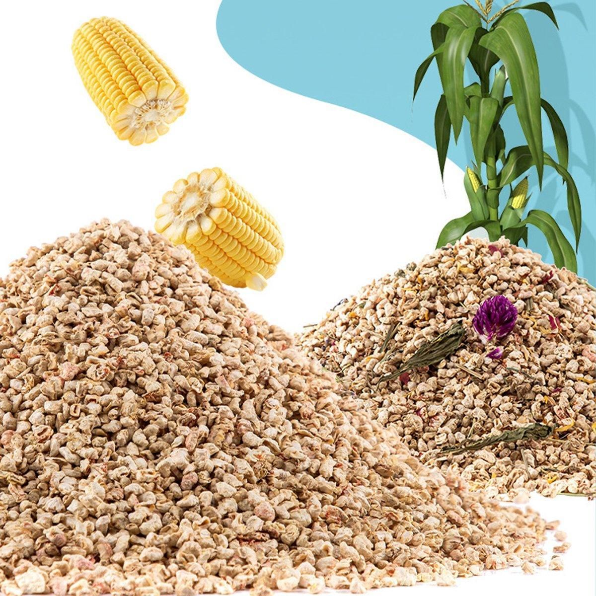 Plants Corncob Bedding Nest Pad for Hamster Rabbit Hedgehog Small Pet Supplies - Corn Cob Litter