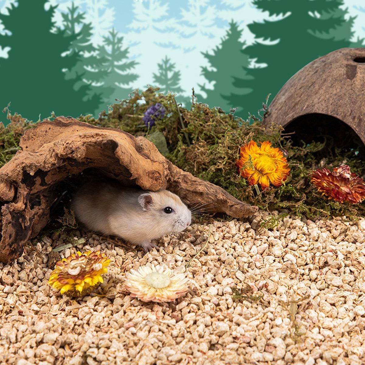 Plants Corncob Bedding Nest Pad for Hamster Rabbit Hedgehog Small Pet Supplies - Corn Cob Litter