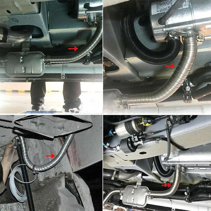 Air Diesel Parking Exhaust Pipe Hose with 24Mm Silencer Muffler Filter
