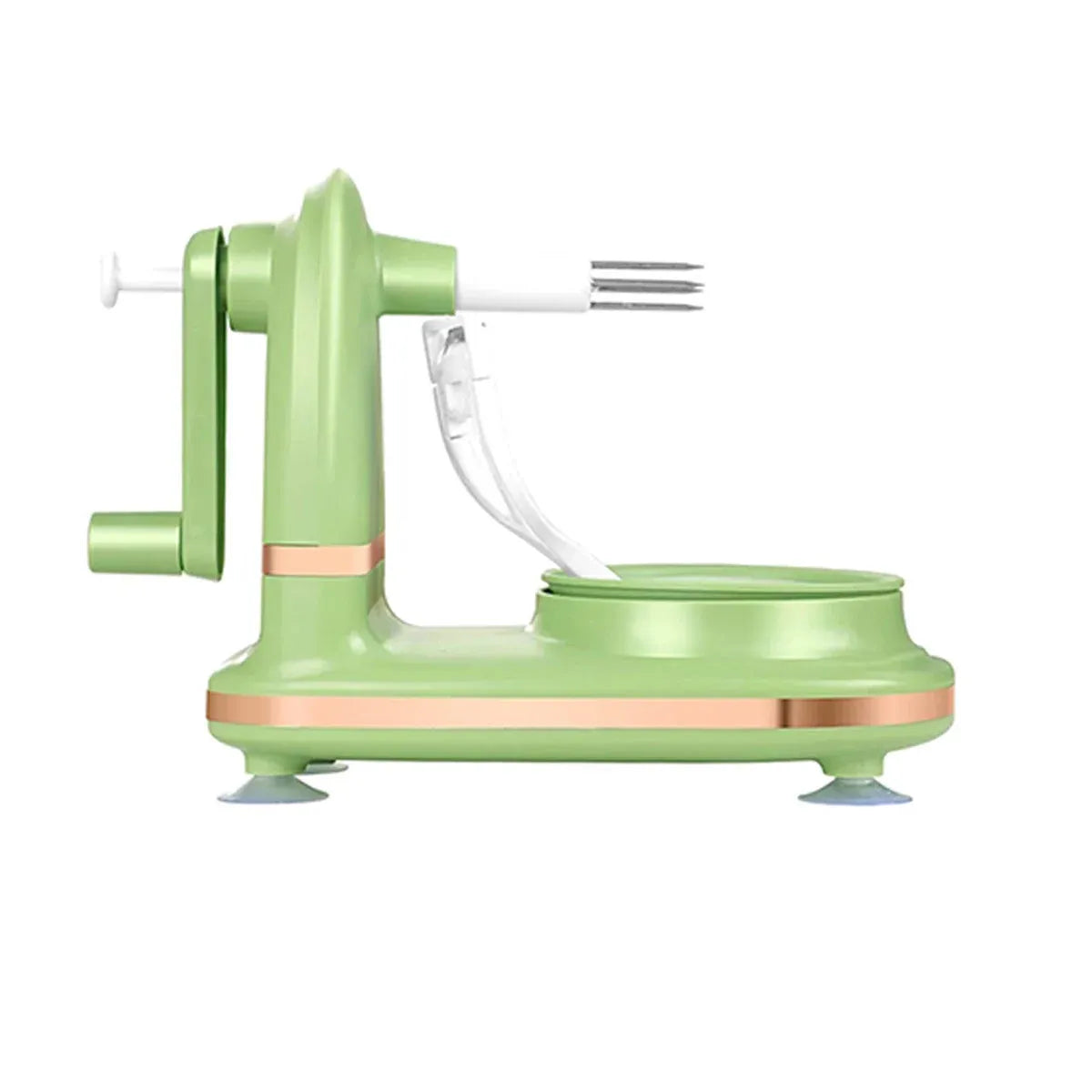 Hand Cranked Fruit Peeling Machine for Home Kitchen Apple Potato Peeling Tool - Light Green