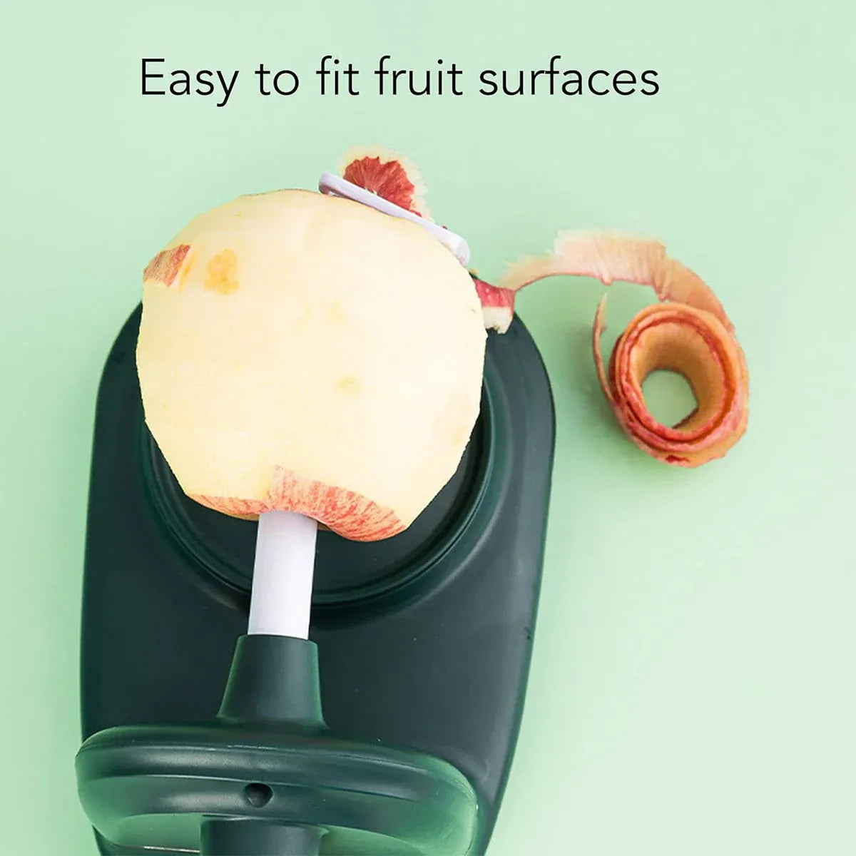 Hand Cranked Fruit Peeling Machine for Home Kitchen Apple Potato Peeling Tool - Dark Green