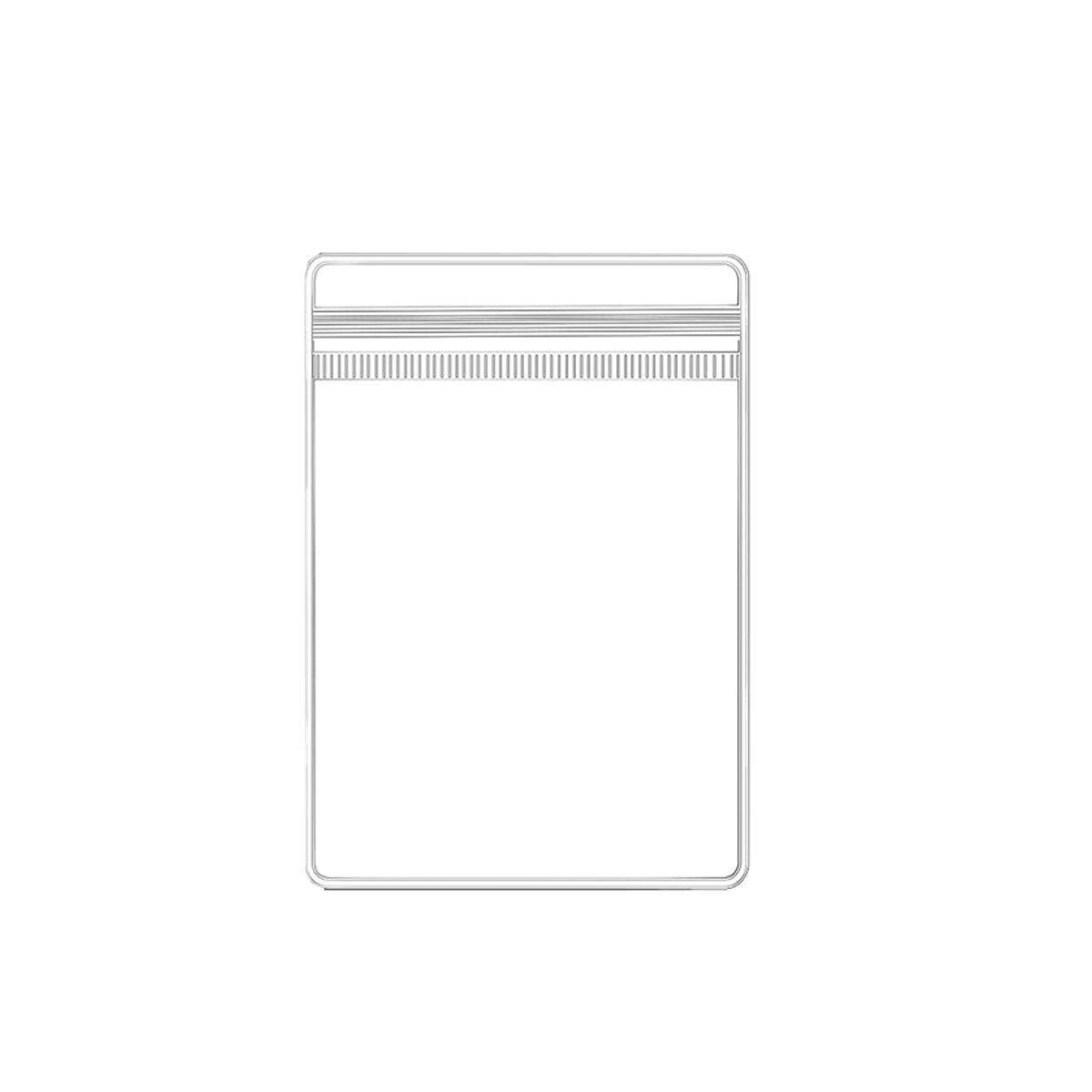100pcs PVC Self-Sealing Jewelry Bags Anti-Oxidation Storage Dustproof Bags - 11*11cm