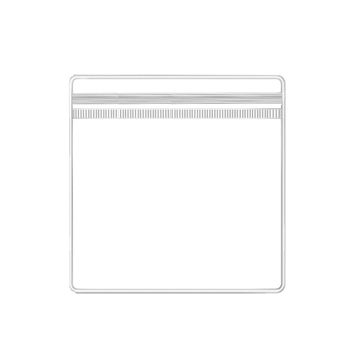 100pcs PVC Self-Sealing Jewelry Bags Anti-Oxidation Storage Dustproof Bags - 12*12cm