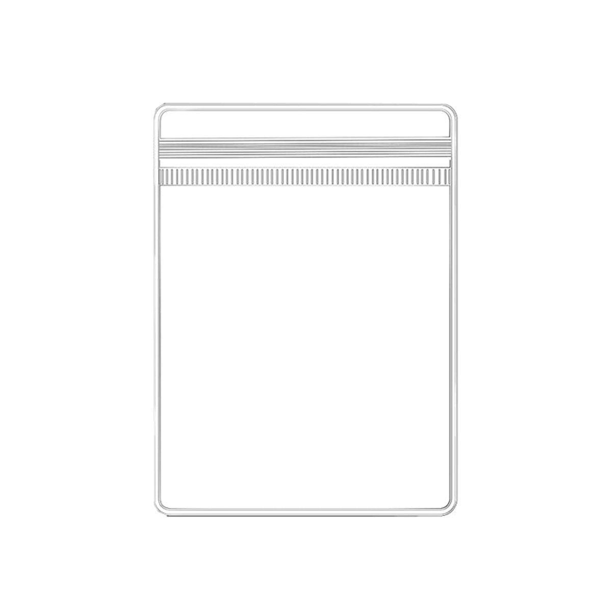 100pcs PVC Self-Sealing Jewelry Bags Anti-Oxidation Storage Dustproof Bags - 13*13cm