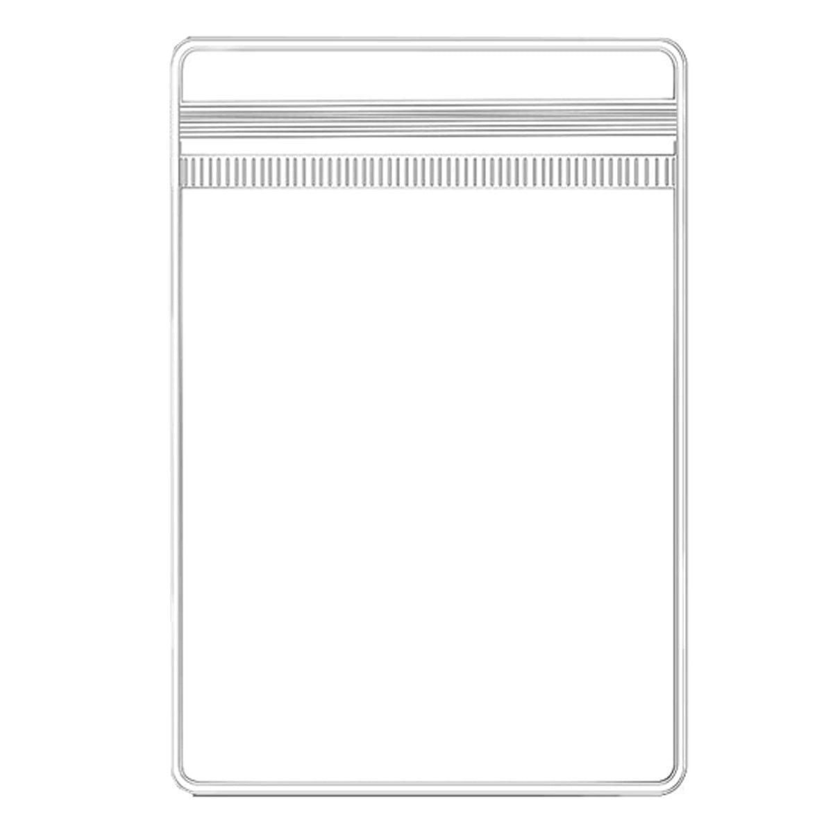 100pcs PVC Self-Sealing Jewelry Bags Anti-Oxidation Storage Dustproof Bags - 9*13cm