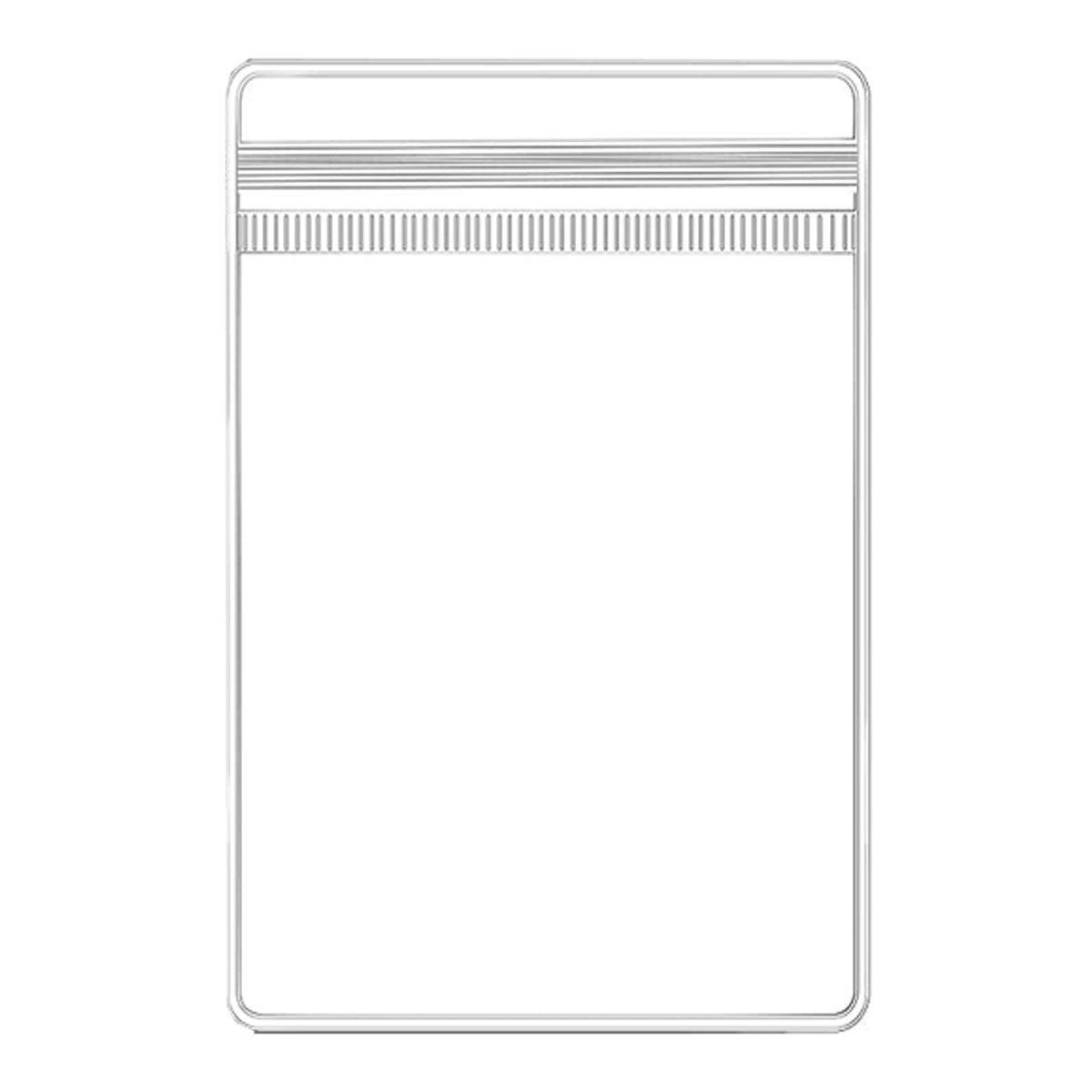 100pcs PVC Self-Sealing Jewelry Bags Anti-Oxidation Storage Dustproof Bags - 9*13cm