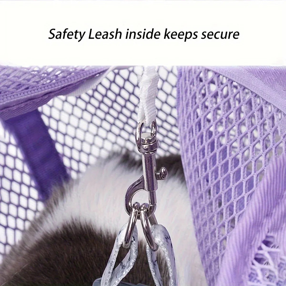 Escape Proof Pet Carrier Mesh Shoulder Bag Small Pet Travel Secure Strap Use