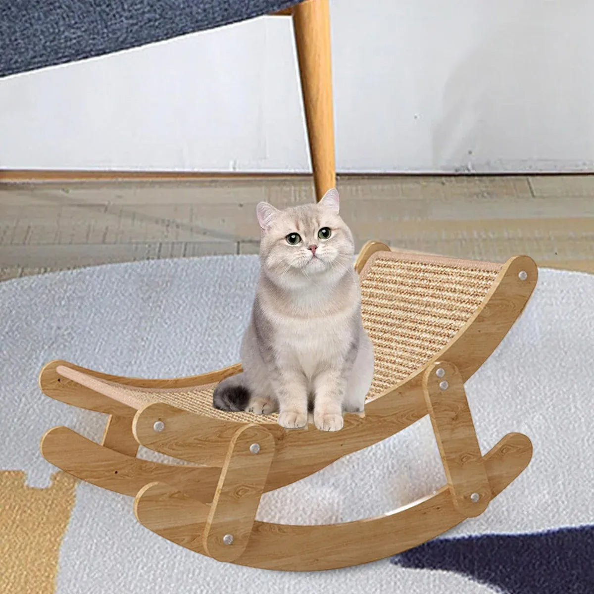 Cat Scratcher Cat Bed Lounge Chair Cradle Cat Chair Cardboard For Kittens