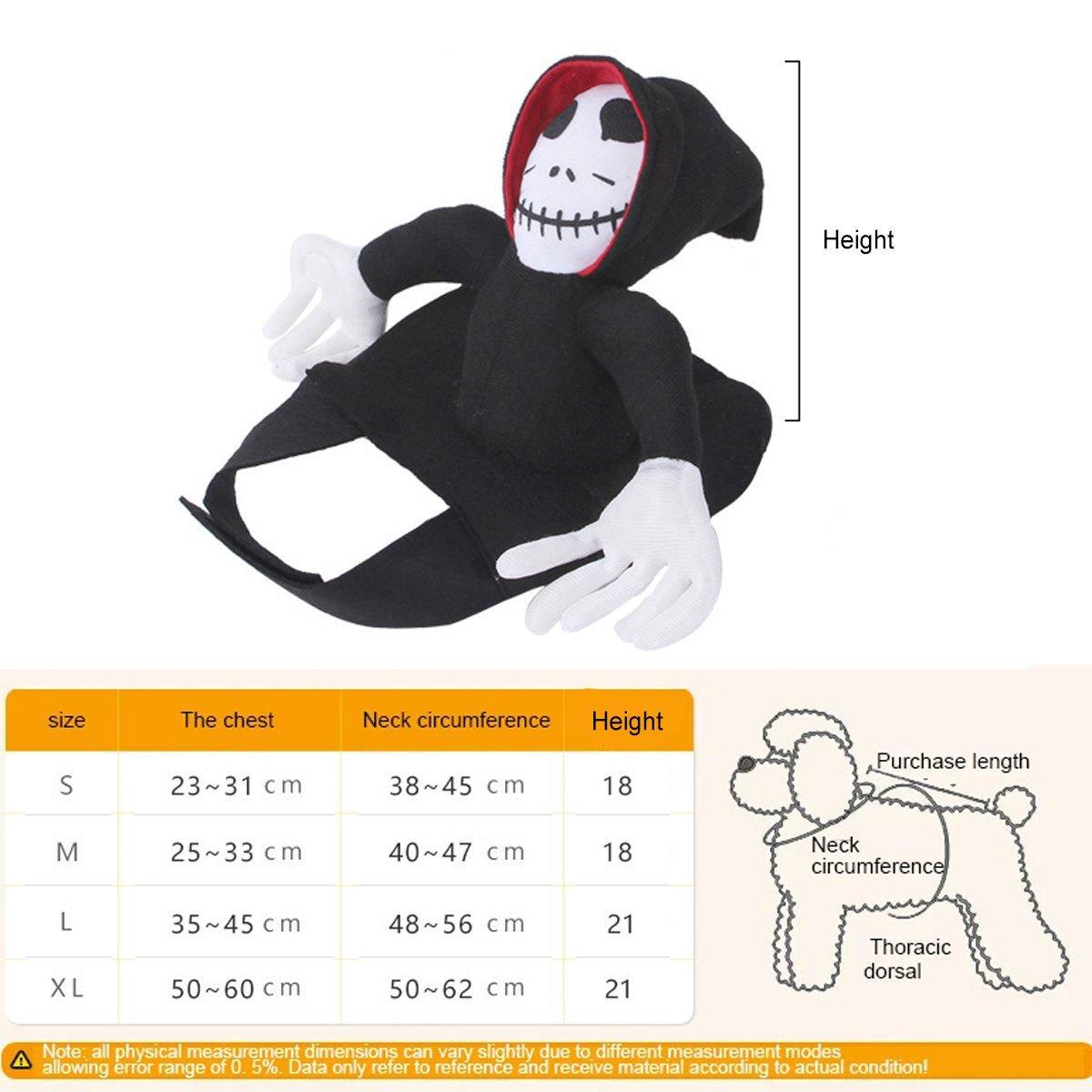 Halloween Dog Costume Pet Accessories Funny Dress Up for Small Medium Dogs - Hat Model-S