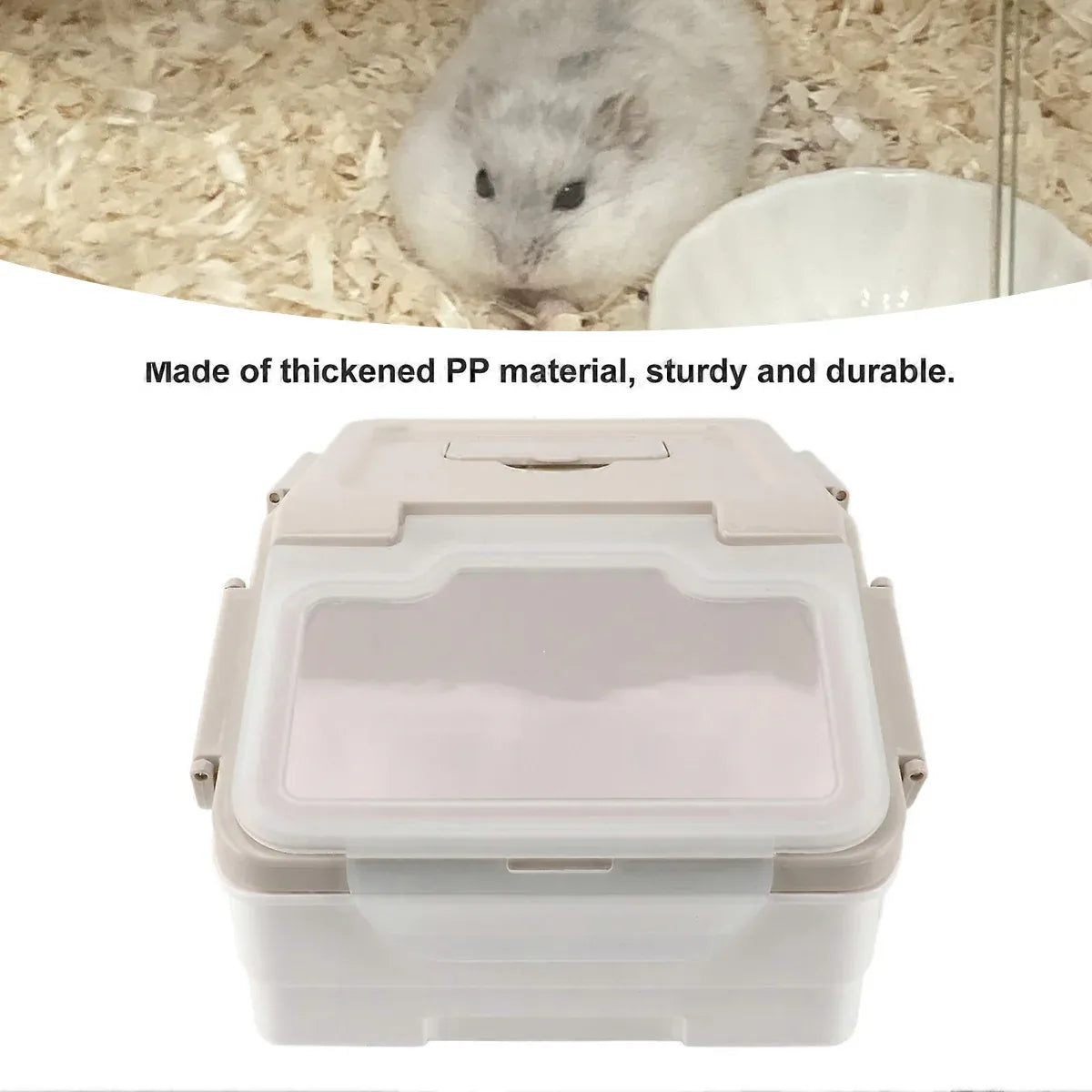 Large Capacity Cat Food Storage Bin Airtight Moisture Proof For Indoor Pet Use