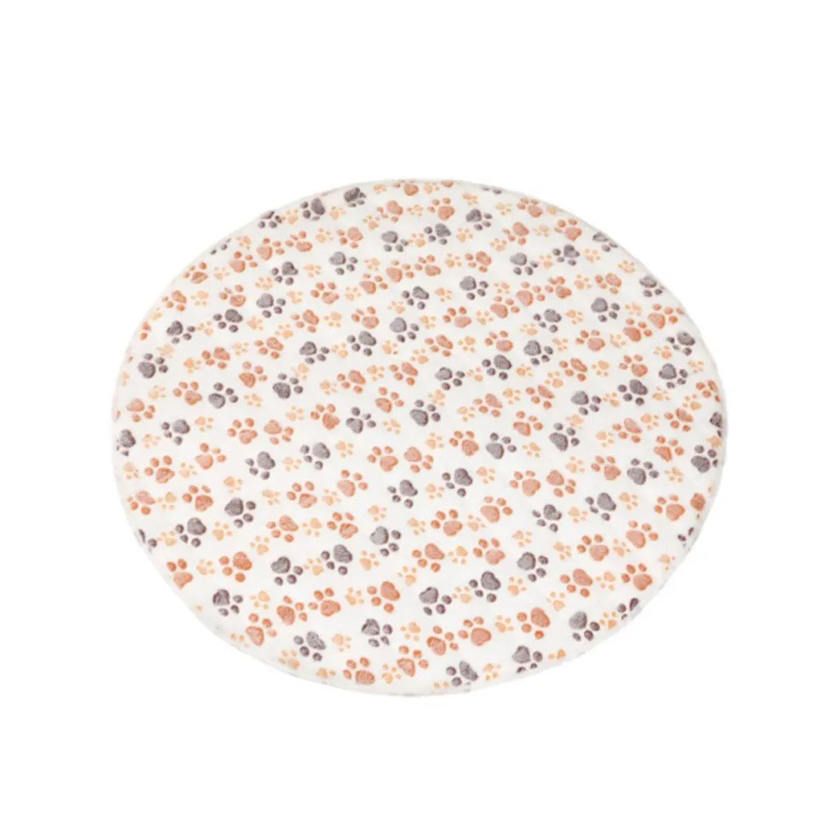 Waterproof Dog Pads Round Diaper Pads Pet Training Pads for Puppies and Dogs - White-75cm