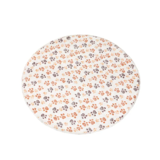 Waterproof Dog Pads Round Diaper Pads Pet Training Pads for Puppies and Dogs - White-75cm