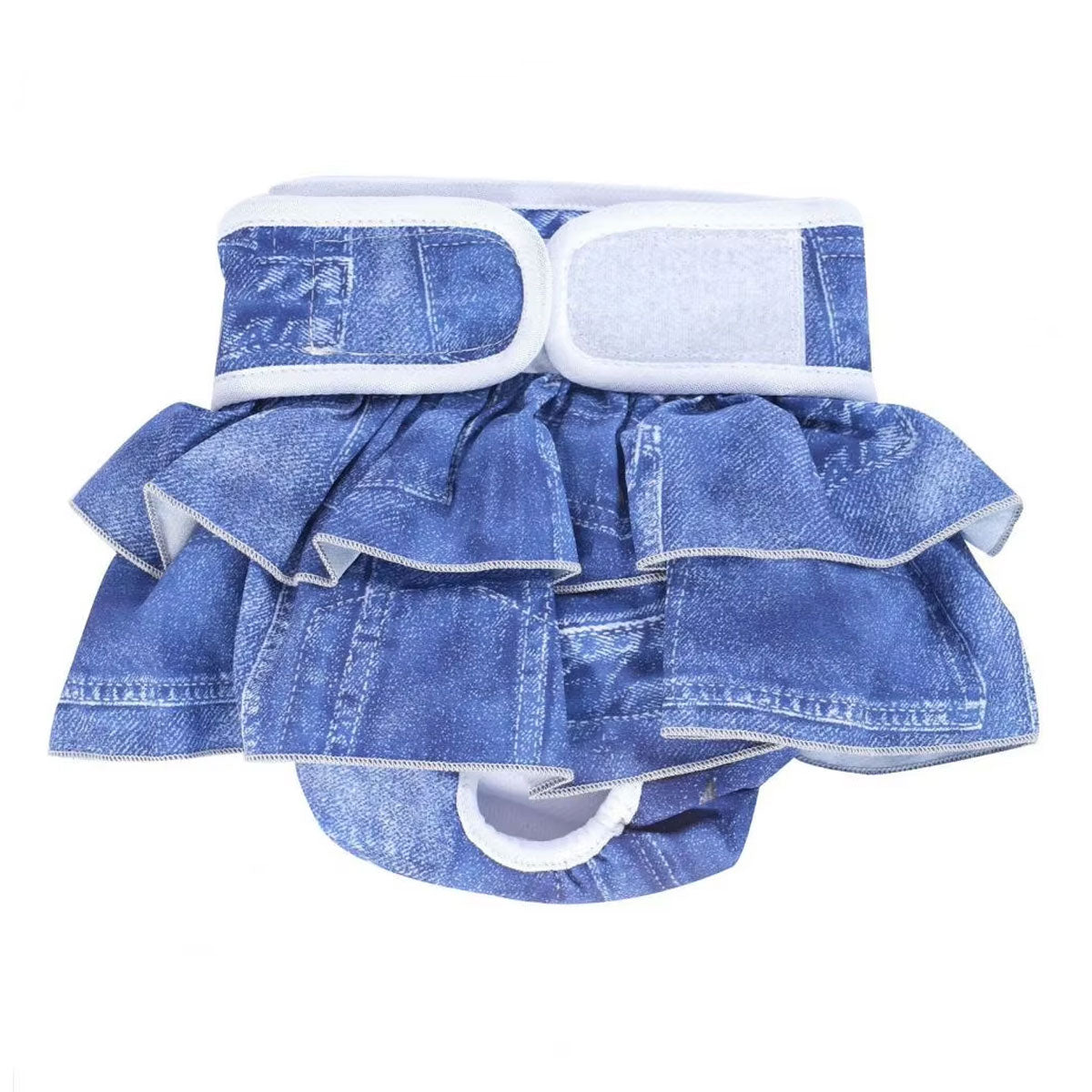 Pet Dog Diapers Female Pants Soft Breathable Underwear Reusable Sanitary Briefs - Mermaid - M