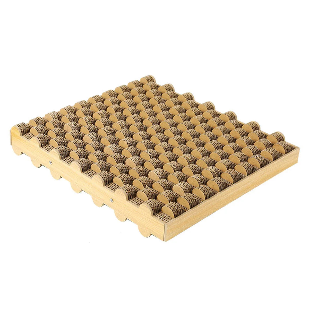 Cat Entertainment Corrugated Scratching Board Cat Toy Anti Scratch Durable - Basic Model